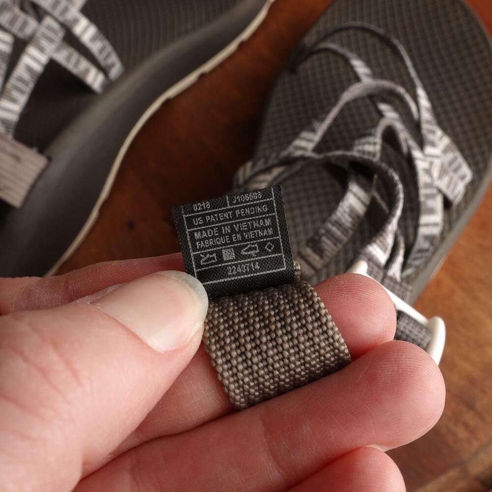 Chaco Sandals Womens SZ 11 Gray Z/Cloud Strappy Outdoor Hiking Adjustable Shoes - Picture 13 of 16
